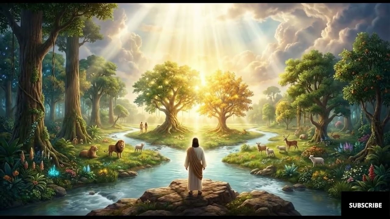 Sleep in Eden: Genesis 2 Guided Bible Reading | Relaxing Scripture for Anxiety & Rest