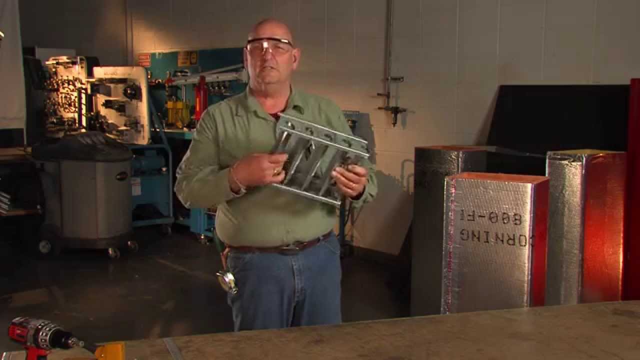 Fiber Glass Duct: 90° Elbow with Metal Turning Vanes  (12/22)