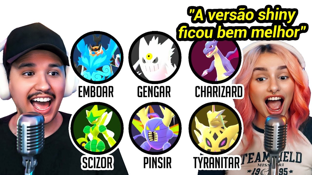 Reagindo aos POKEMONS SHYNE MEGA (incluindo de z-a)