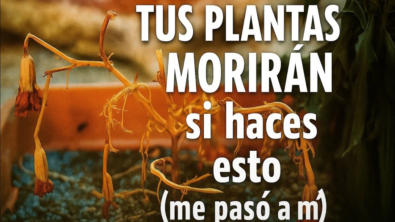 Tus plantas MORIRAN si haces esto -me pasó a mí-