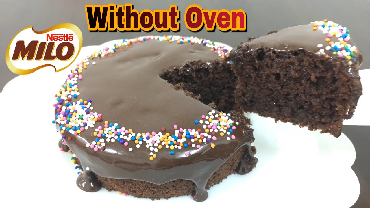 Milo Chocolate Moist Cake | Egg less & Without Oven | KitcheNet Ph