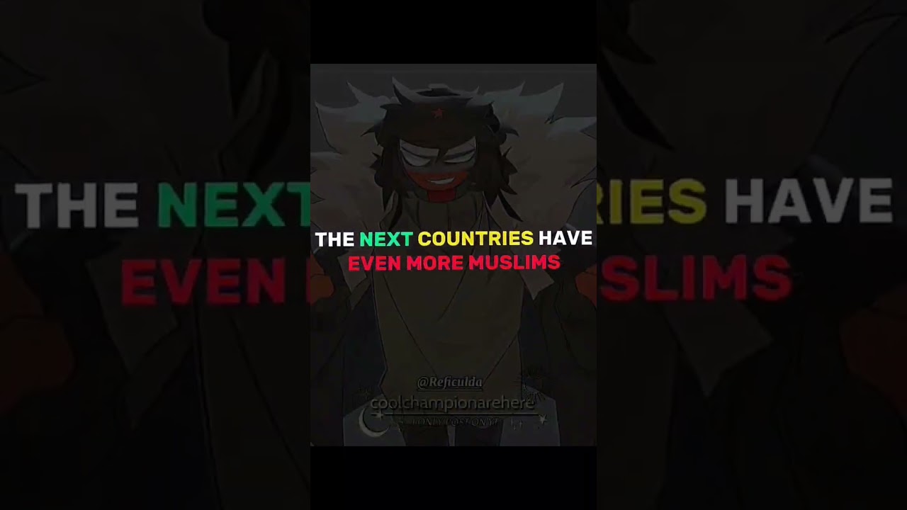 Top 15 Countries With The Most Muslims ☪️🙏 (2023) #shorts #edit #countryhumans