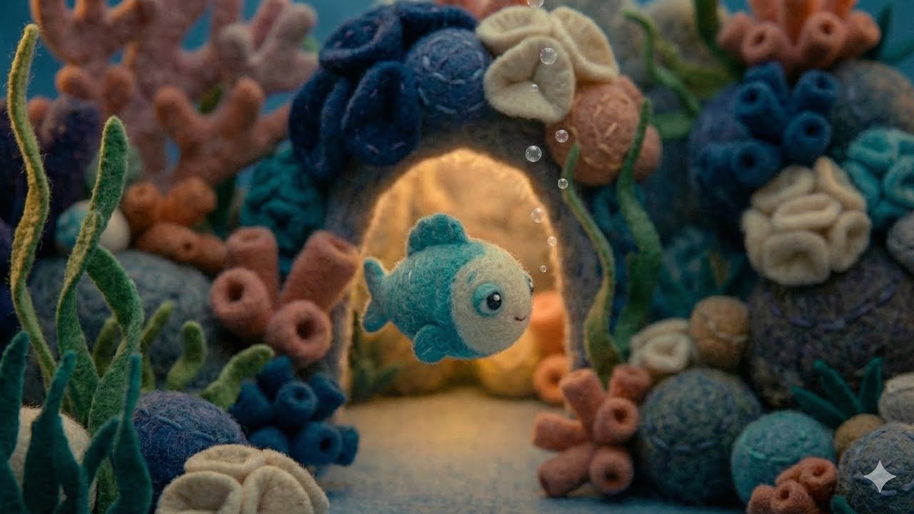 El pececito que apaga el mar 🌊🐟 | Nana infantil para dormir | Canción relajante para niños 