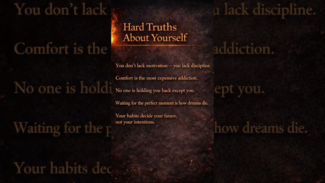 Hard Truths About Yourself