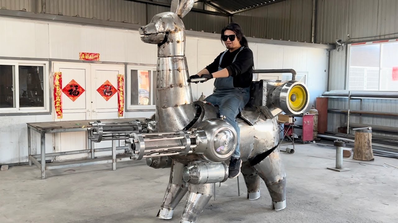 ENG) 自製羊駝烤腸機！Handmade Alpaca Sausage Grill Machine!【手工耿Handy Geng】