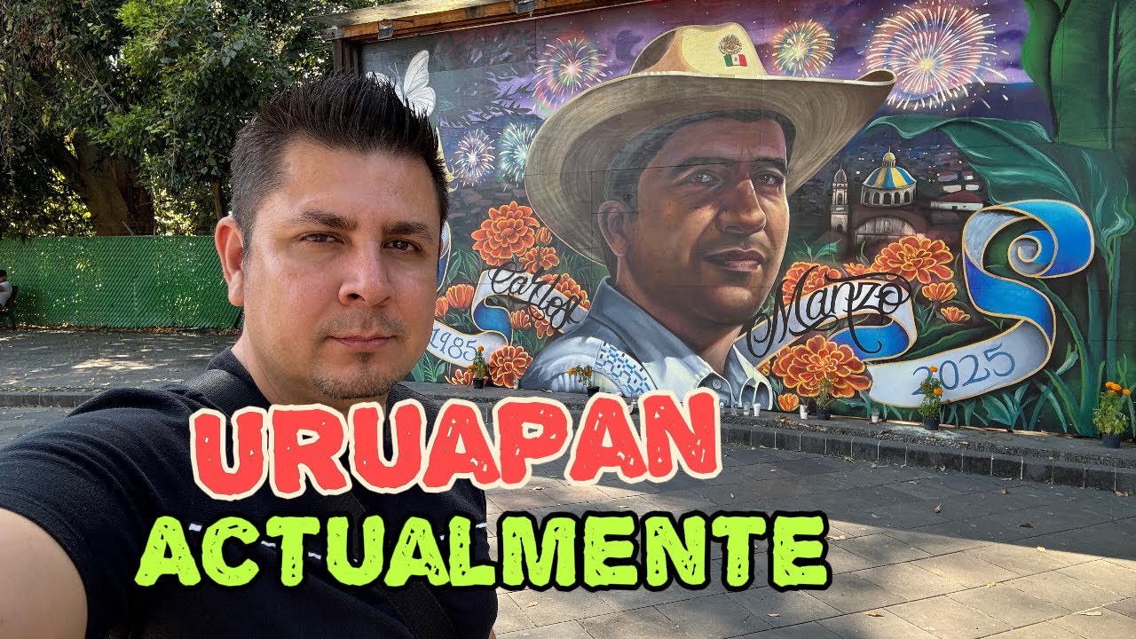 Caminando en URUAPAN. MICHOACÁN un Día Normal en el Centro 
