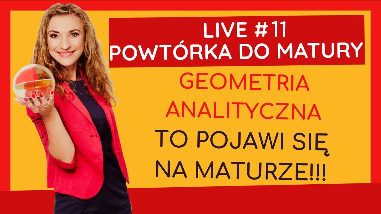 🤓 Geometria Analityczna - geometria na maturze 🔥Matura z matematyki poziom podstawowy 2022! LIVE #10