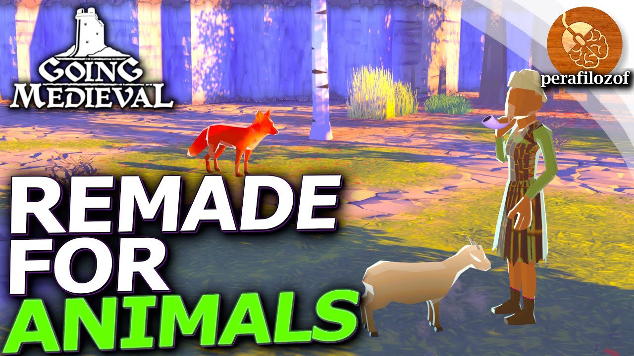 🔊Mountain Map Monastery remade with animals from Update #4 in Going Medieval | Let&rsquo;s play 4 EP #4