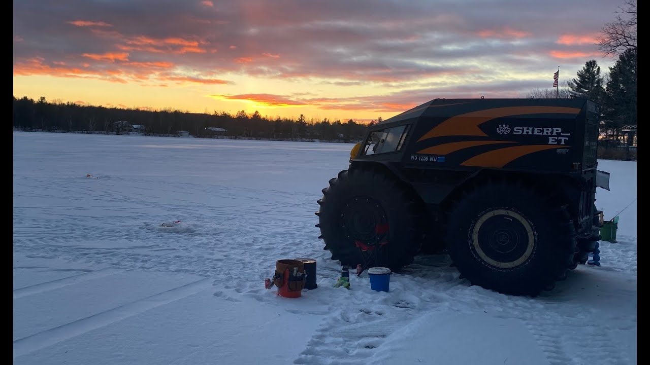 Sherp ATV - Ice Fishing in Holcombe WI