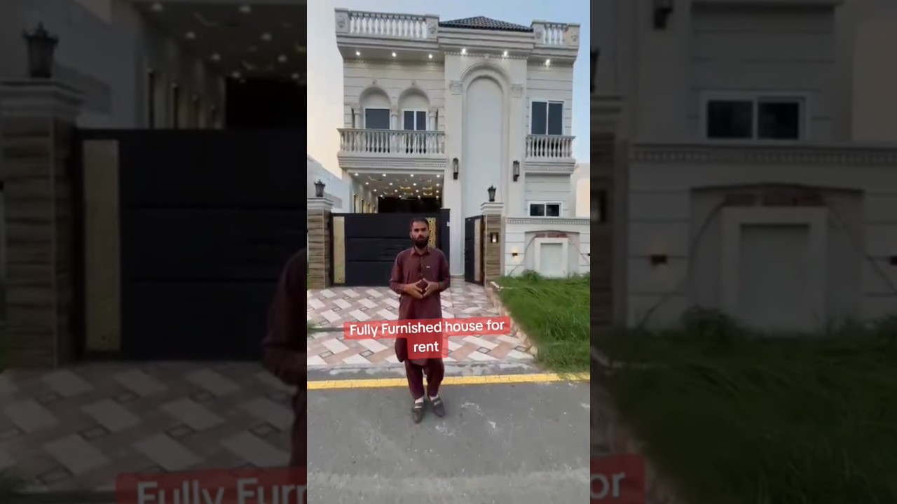 📞03066458716 city housing Sialkot 5 Marla furnished house available for rent #houseforrent