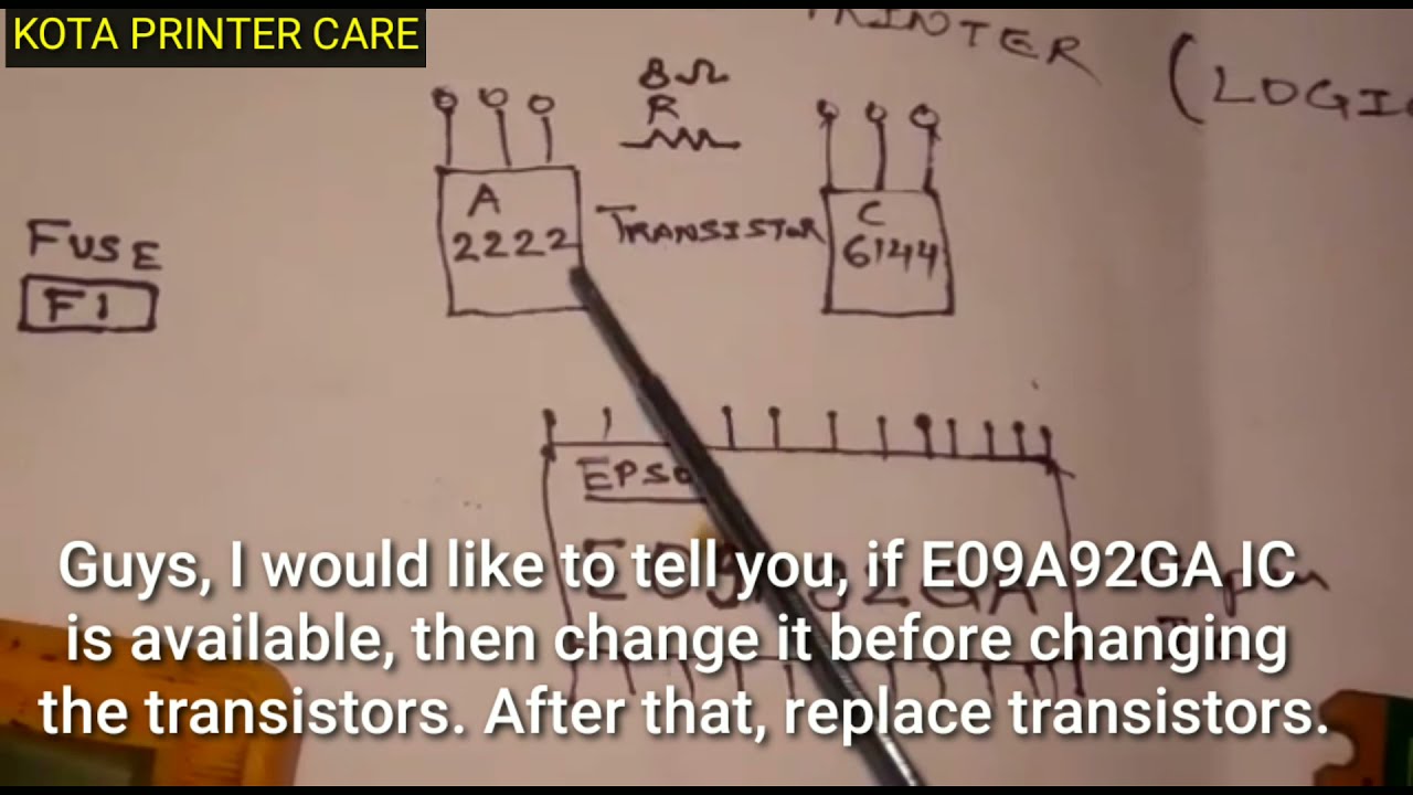 No Power | Dead | Head Short | Epson L360 -380 -3110 Printers Formatter Board Repair Tutorial |