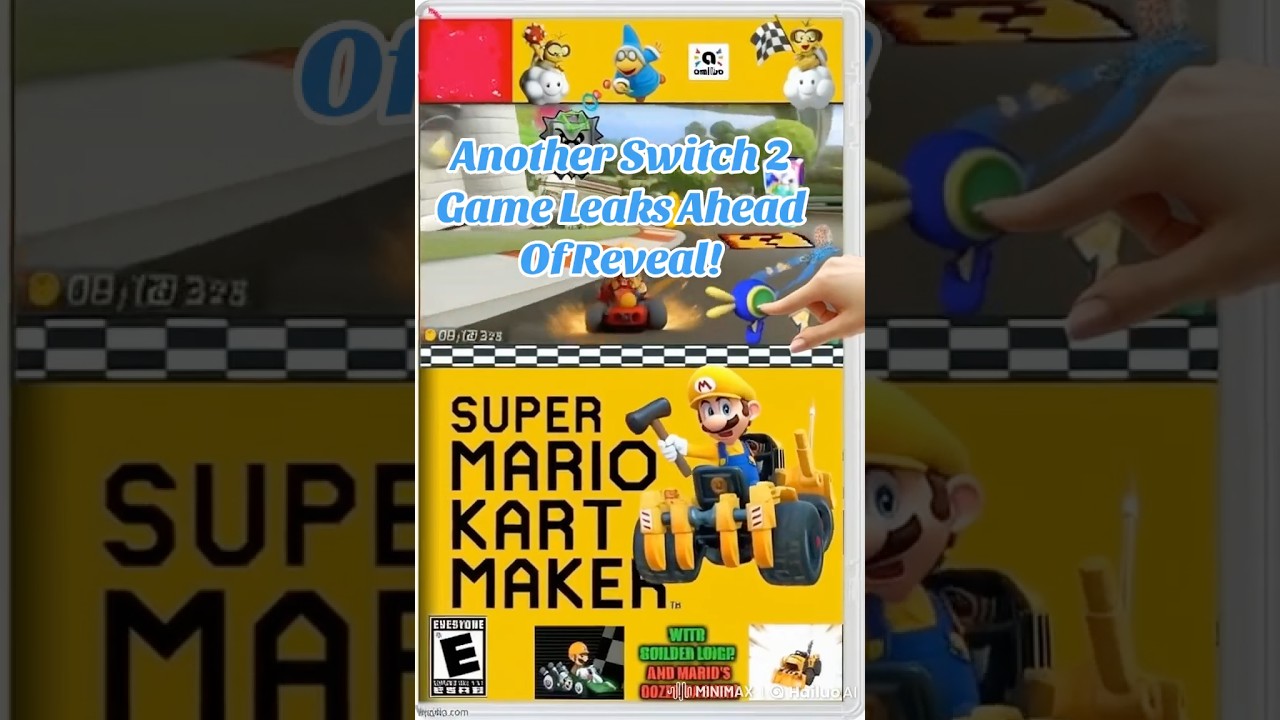 Nintendo Switch 2 &ldquo;Mario Kart Maker&rdquo; leaks before Nintendo Switch 2 reveal! Omg!