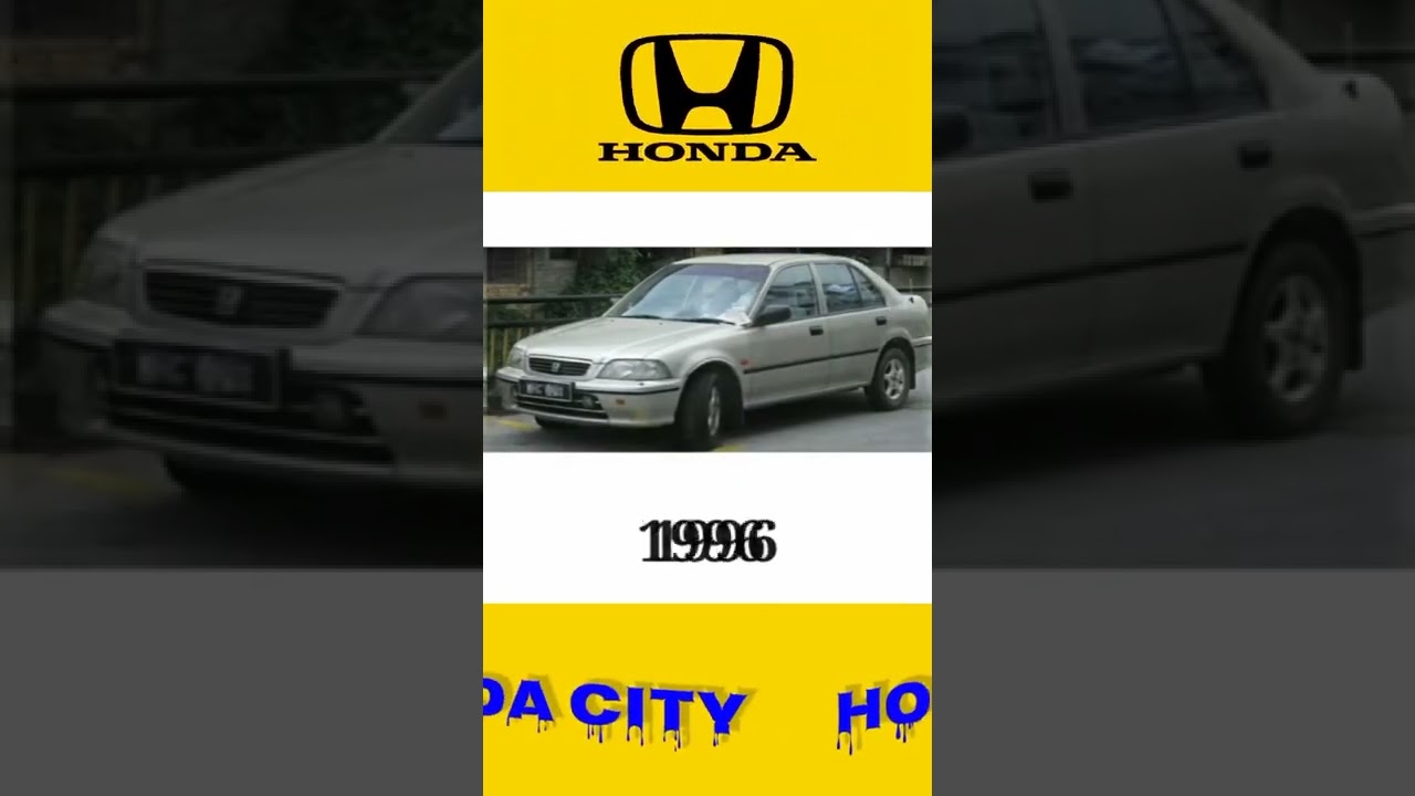 Evolution of #honda #city #(1981-2022) #shorts