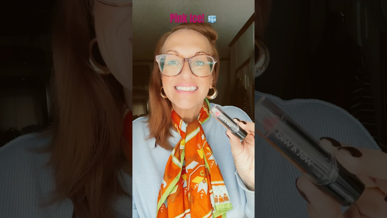 Wet n’ Wild pink ice lipstick 