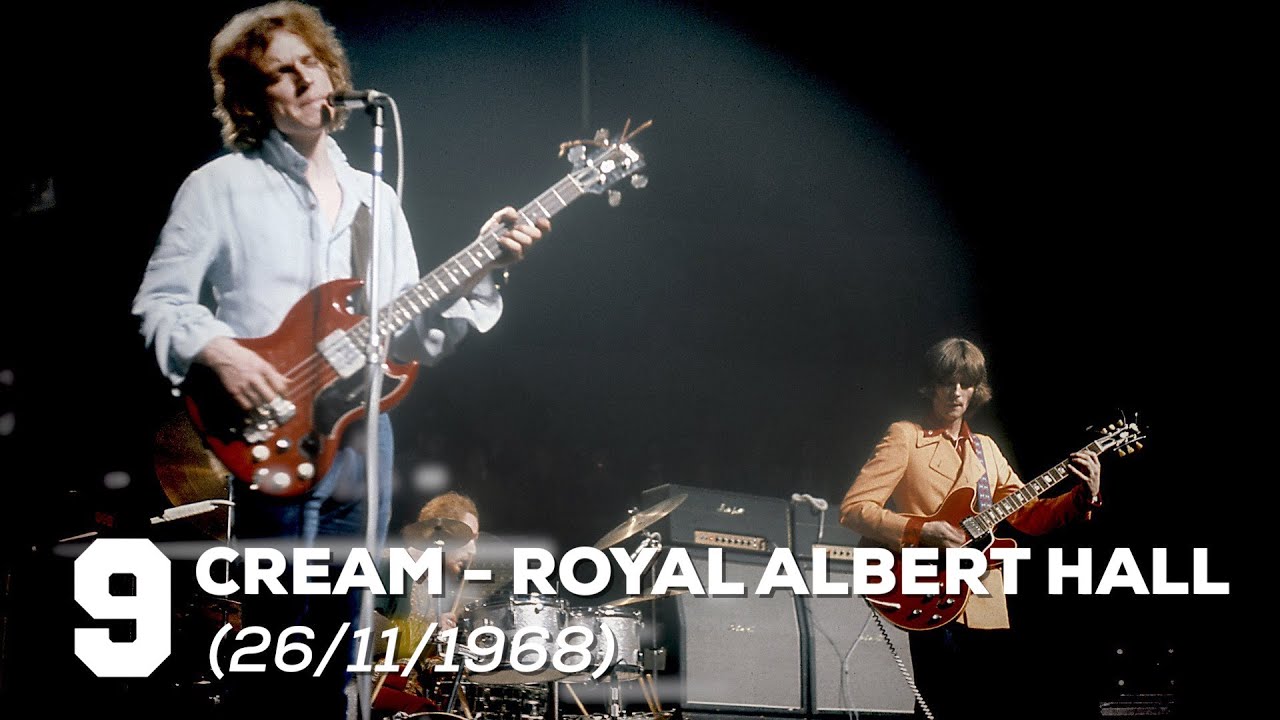 9 - Cream - Royal Albert Hall (26/11/1968) | 35 maiores shows do rock | Alta Fidelidade