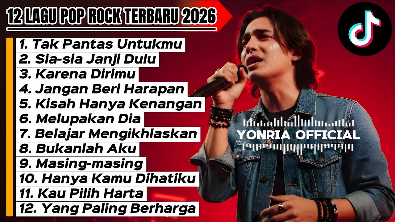12 LAGU POP ROCK TERBARU 2026 – Full Album Terbaik | Yonria Official