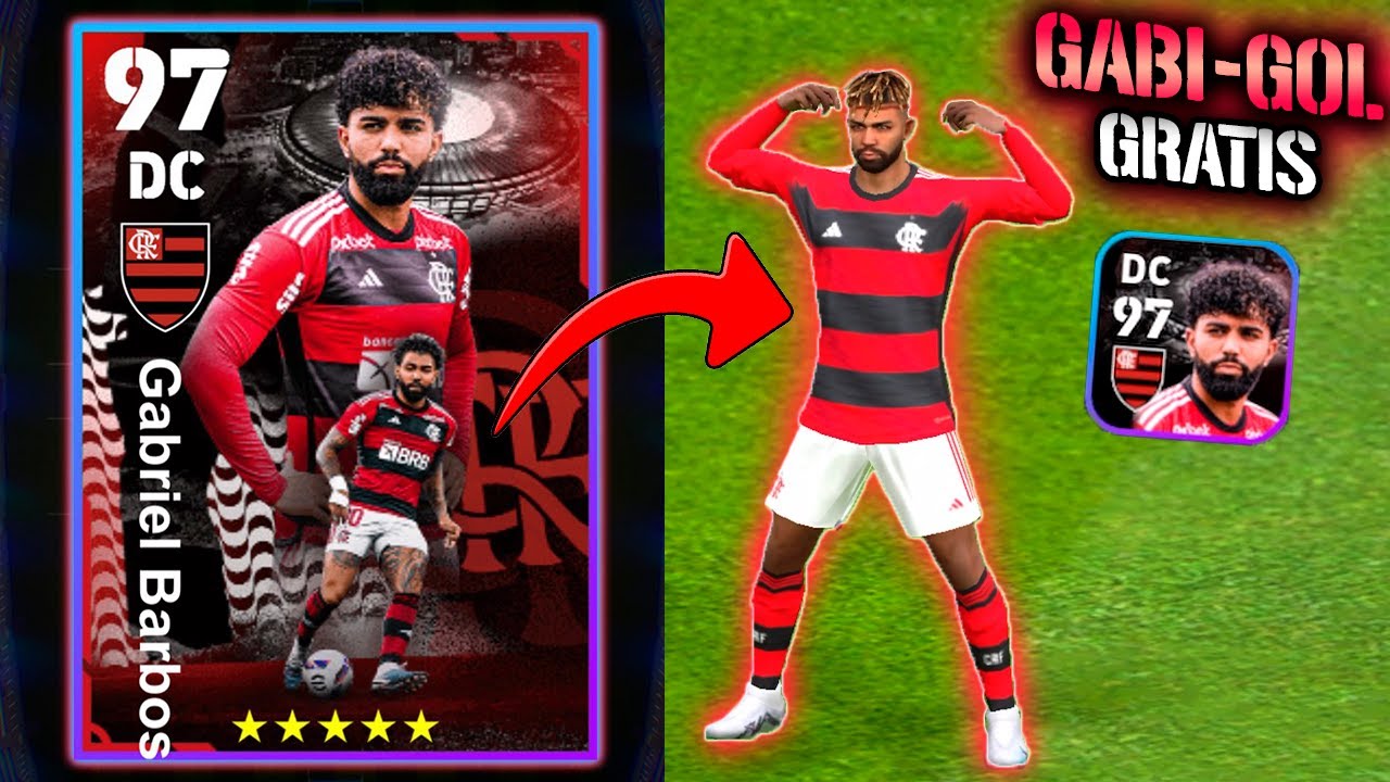 Así JUEGA GABRIEL BARBOSA de 97 *Fíchalo Gratis* 🤩🎁 | EFOOTBALL 2023 Mobile