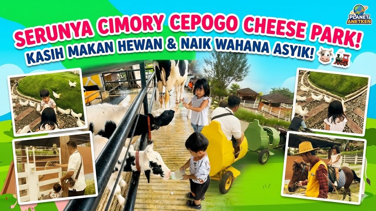 Petualangan Anet & Ken di Cimory Cepogo Cheese Park! 🧀🚀