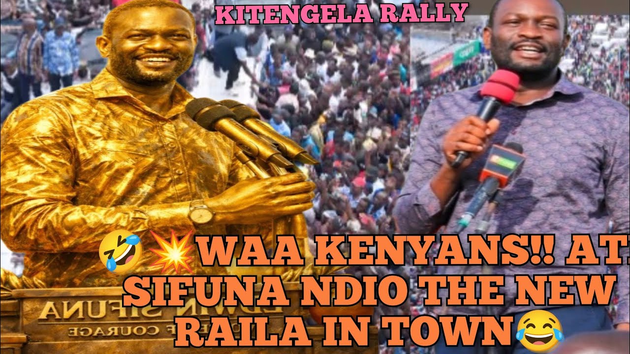 😂💥KENYANS REACT TO SIFUNA'S KITENGELA MASSIVE POLITICAL RALLY😂ATI 