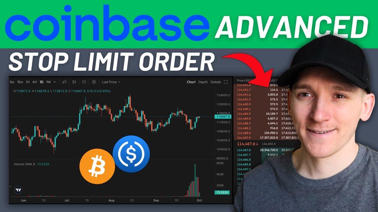 Учебное пособие по стоп-лимит-ордерам Coinbase для начинающих (стоп-лосс)