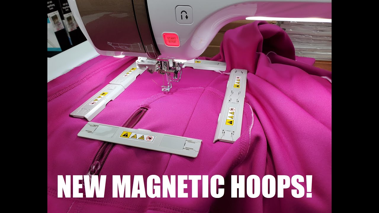 In Depth Demo of the New Baby Lock Magnetic Hoops!