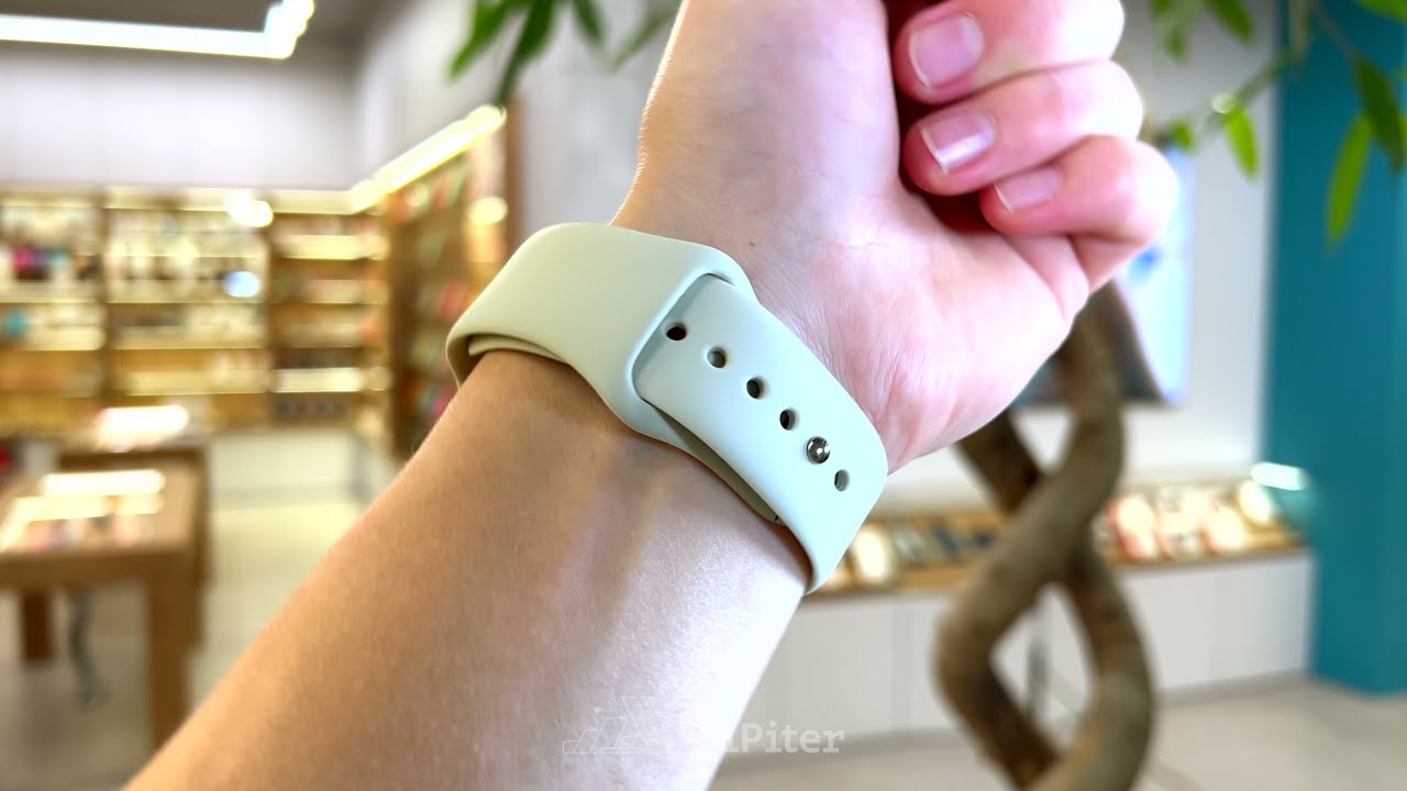 Ремешок Devia Deluxe Series Sport для Apple Watch 44 / 42 мм (Бежевый)