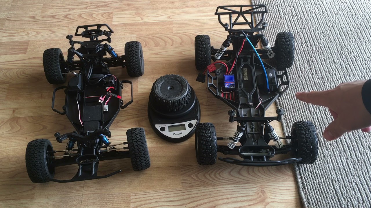 What you should consider before getting a Traxxas Slash 2wd vs Team Associated Pro2 SC10 weight