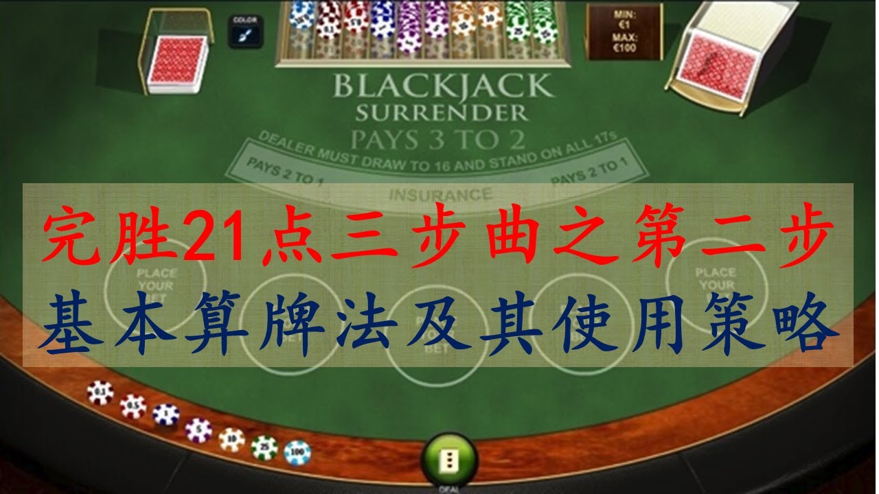 完胜21点三步曲之二：基本算牌法及其使用策略