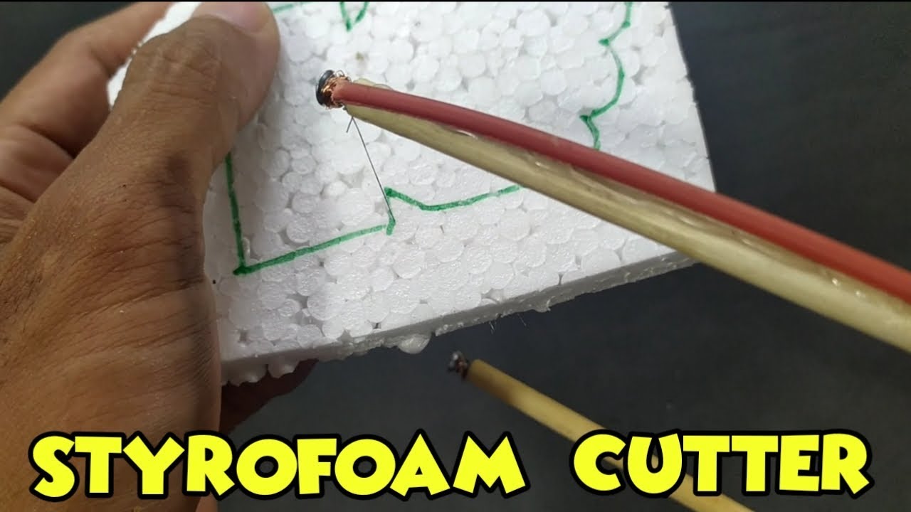 Pemotong styrofoam dari senar gitar|Hot wire foam cutter