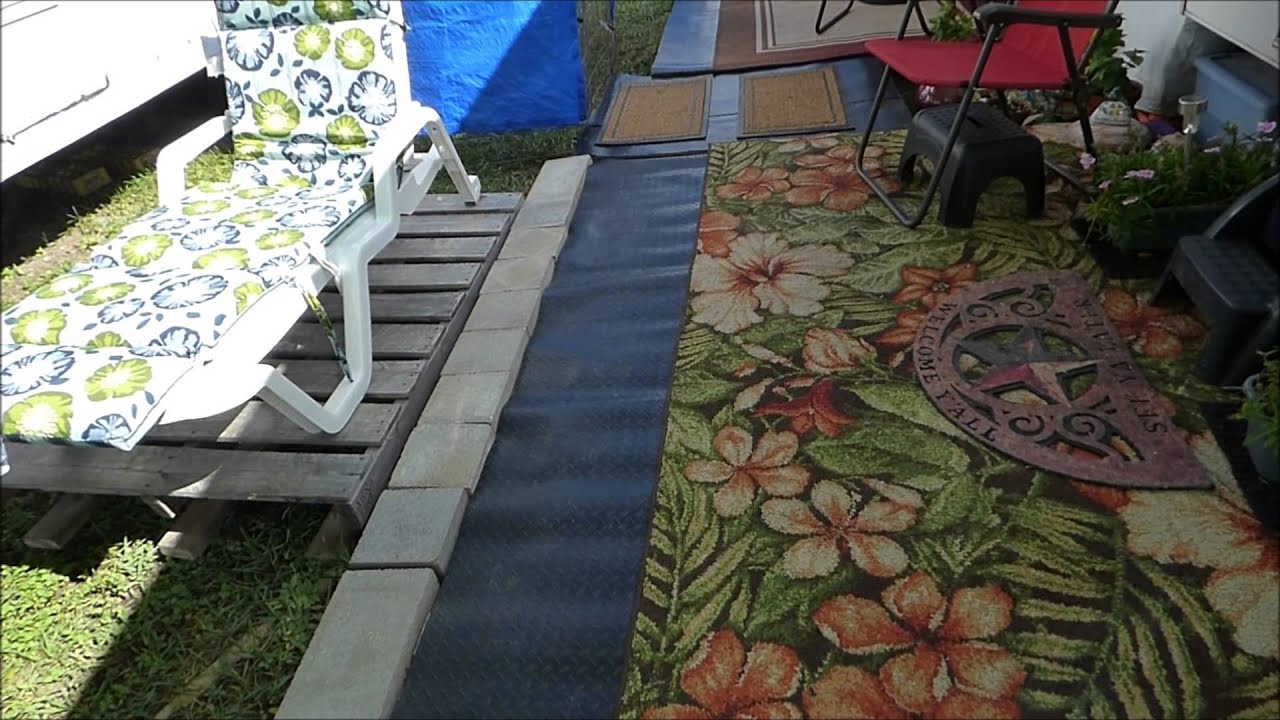 Fulltime RVing   Deck area finished