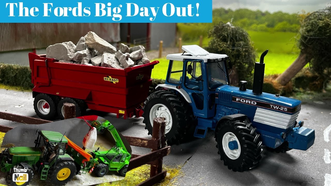 The Contractors NEW Mitsubishi Pajero + Fertilizer, Slurry, Dung - The Big 1/32 Model Farm Day 83!