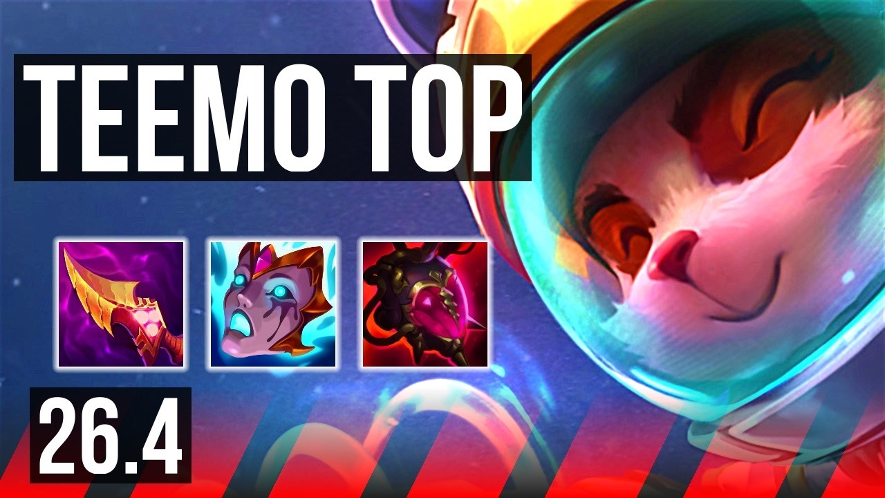 TEEMO vs DARIUS (TOP) | Good KDA: 10/2/8 | KR Master | 26.4