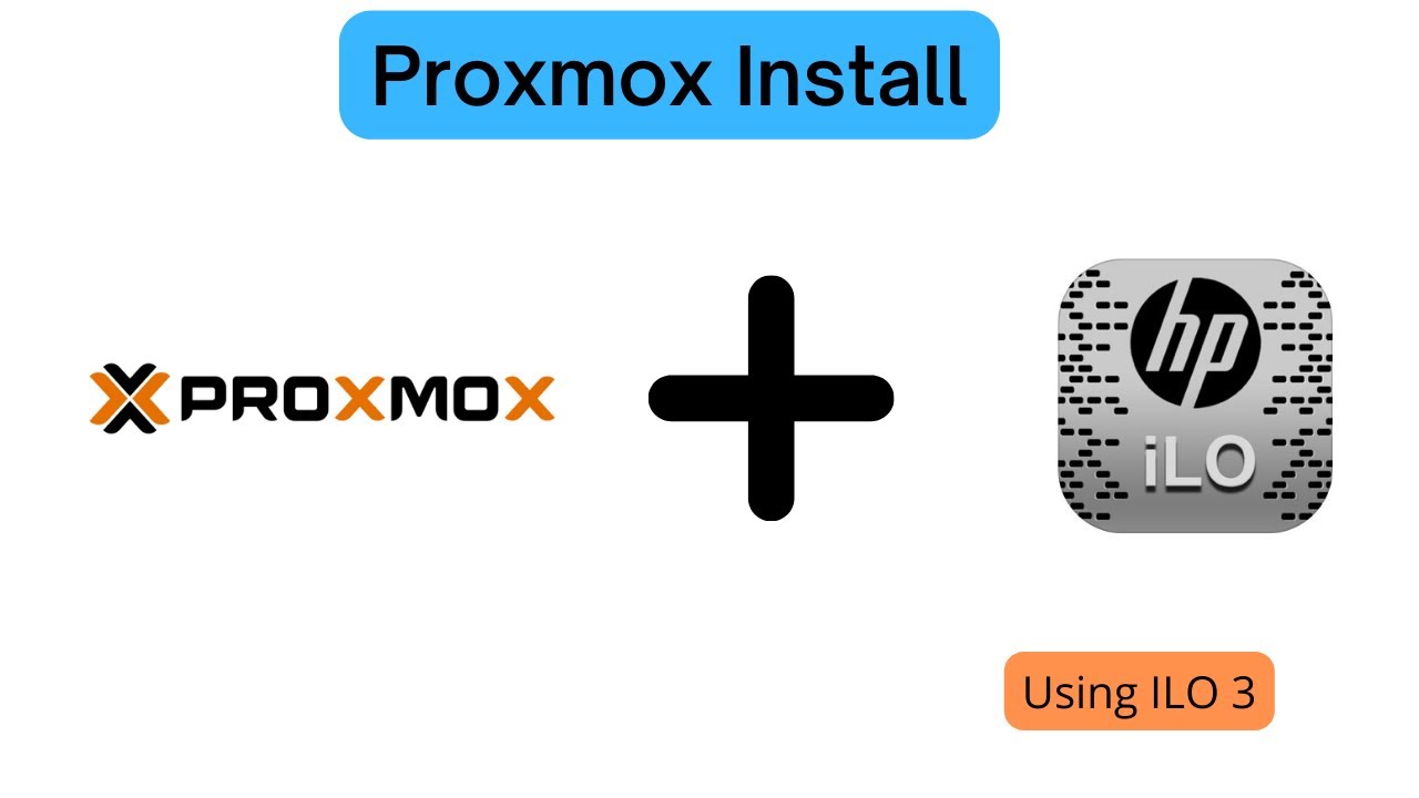 Proxmox Installation Using ILO 3 HP DL360 G7