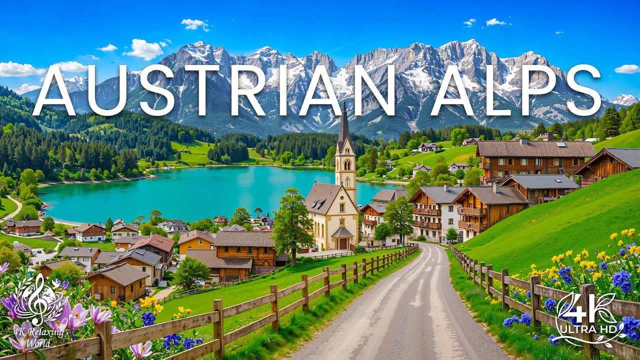 Alpes austriacos 4K | Descubre la serenidad alpina y los lagos cristalinos