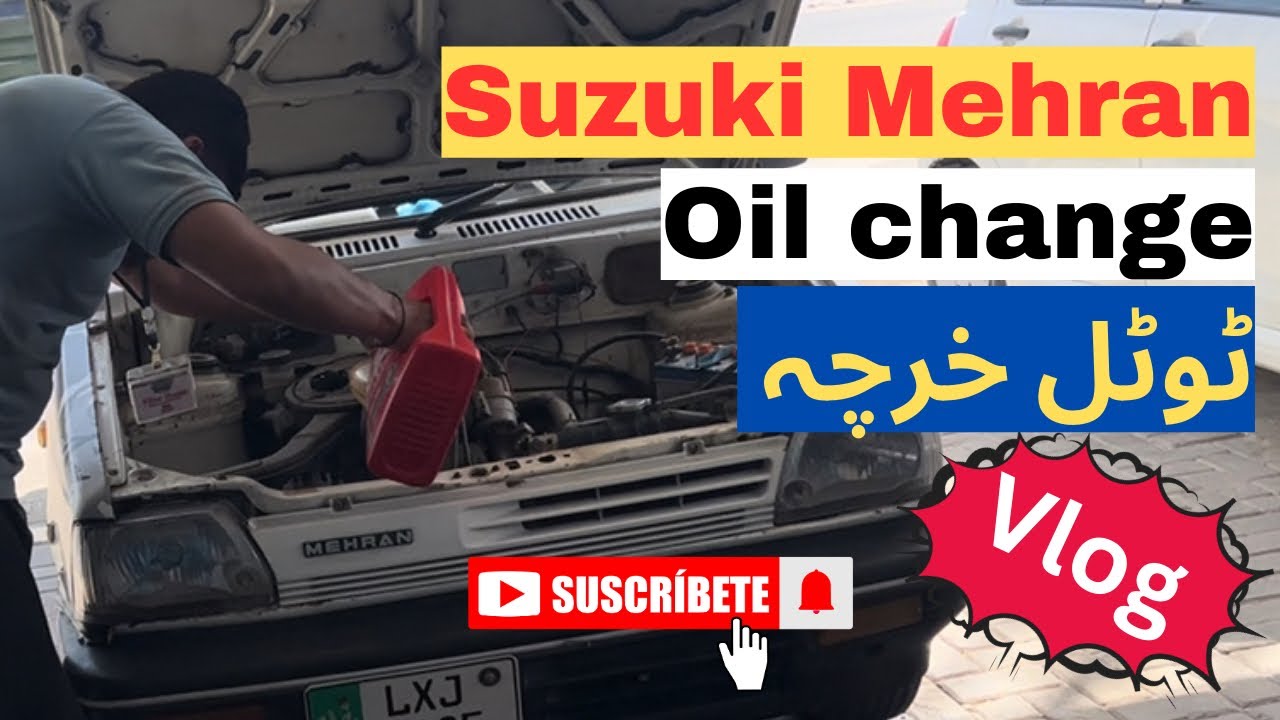 Suzuki  mehran 2025 oil change | kharcha | Vlog