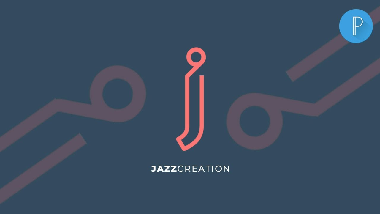 LETTER J PROFESSIONAL LOGO DESIGN TUTORIAL | PIXELLAB LOGO DESIGN TUTORIAL|#letterj #ARTISTWORLD #AW