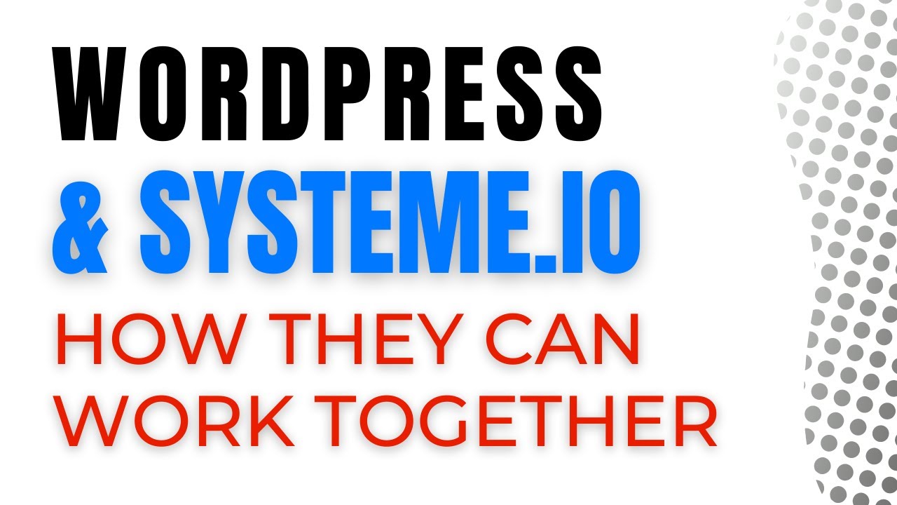 WordPress & Systeme.io integration training video