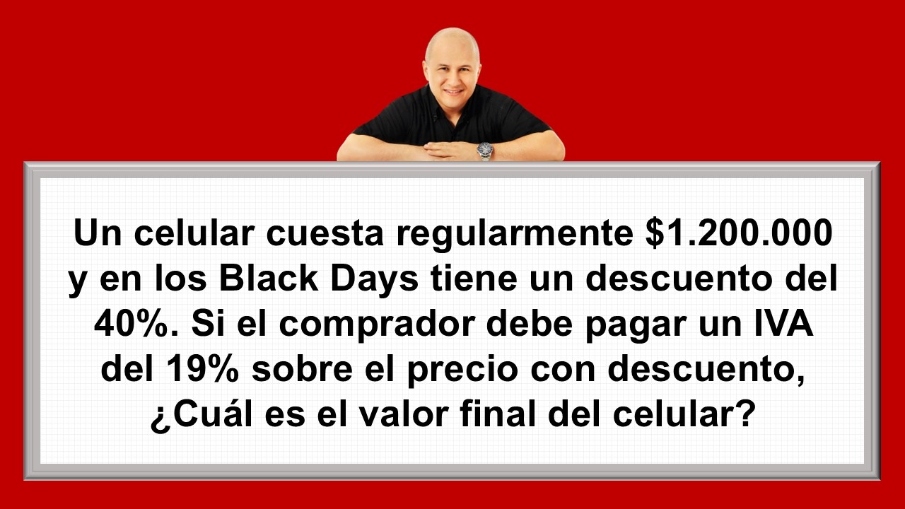 Porcentajes | Problema 4 