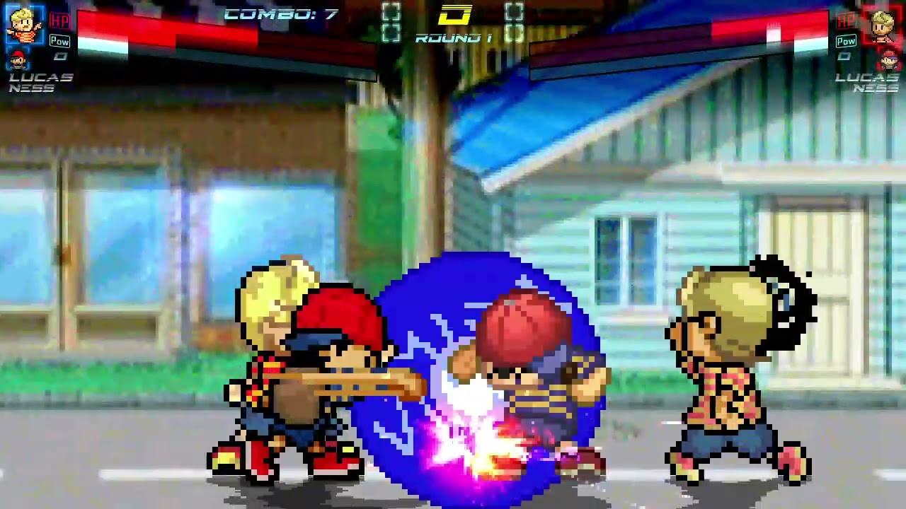 Mugen Battle - Lucas and Ness VS Lucas and Ness