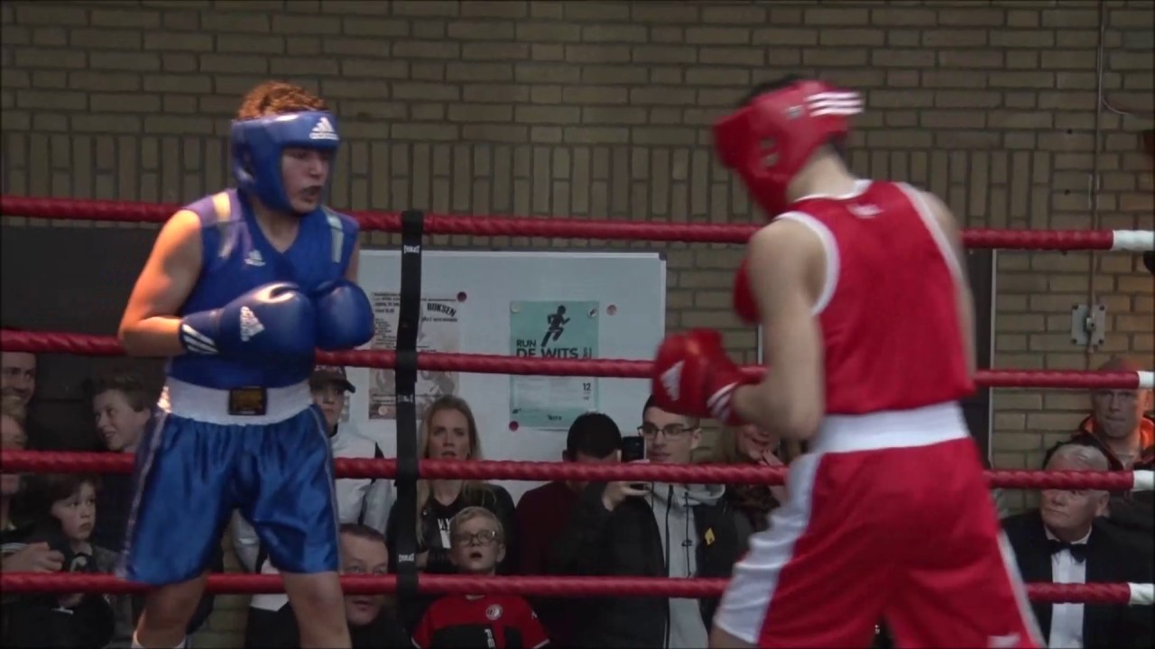 Bokswedstrijd Justin Bos Mohamed El Kandousi Rijswijk 26 02 2017