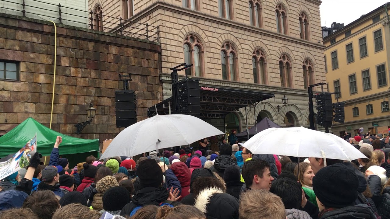 Fridays For Future (Sweden): Choir performing protest songs