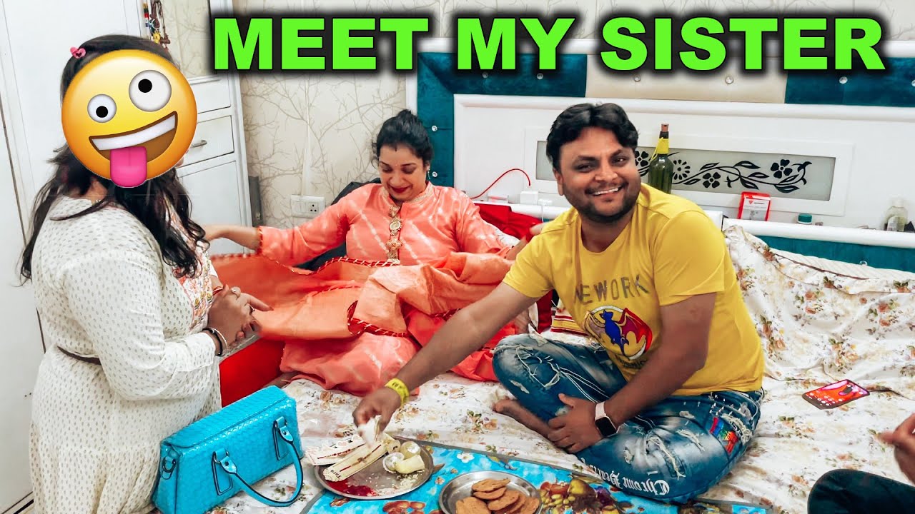 MEET MY SISTER 😍 A LONG PENDING PROMISE