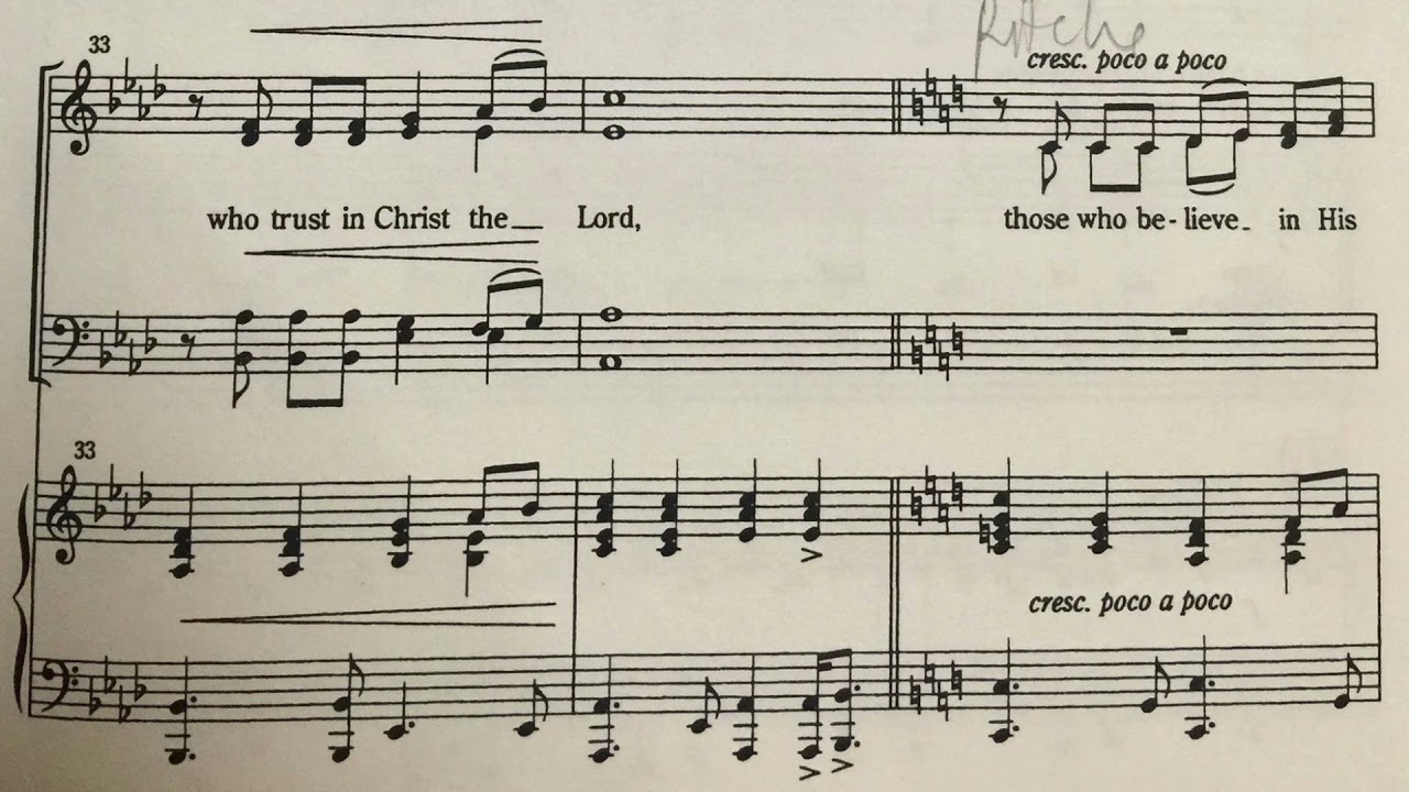 We Have Come This Far By Faith (1st Soprano)