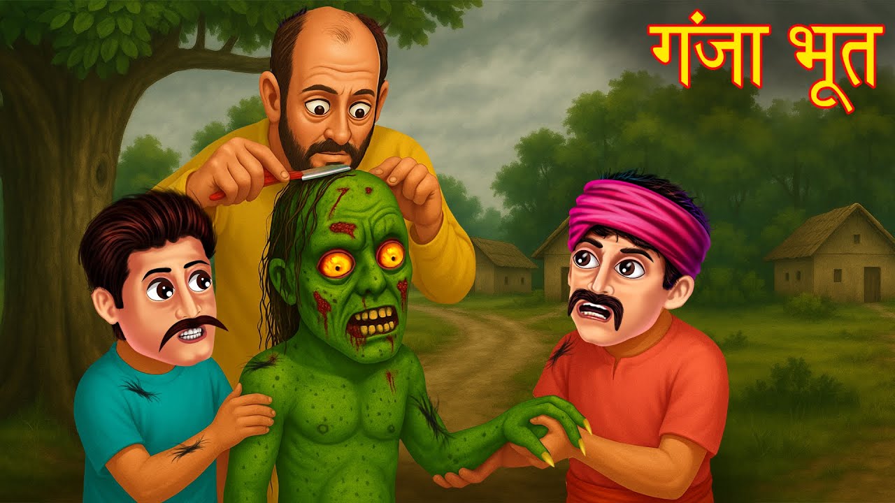 Bhootiya Ganja | Bald Ghost | Horror Story | Chudail Ki Kahani | Bhoot Kahani | Horror Comedy Story
