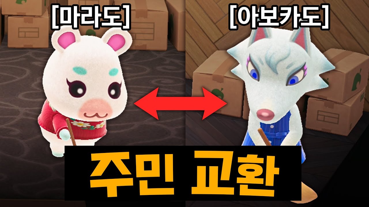 이게 된다고?! 2개 섬 주민 교환 프로젝트