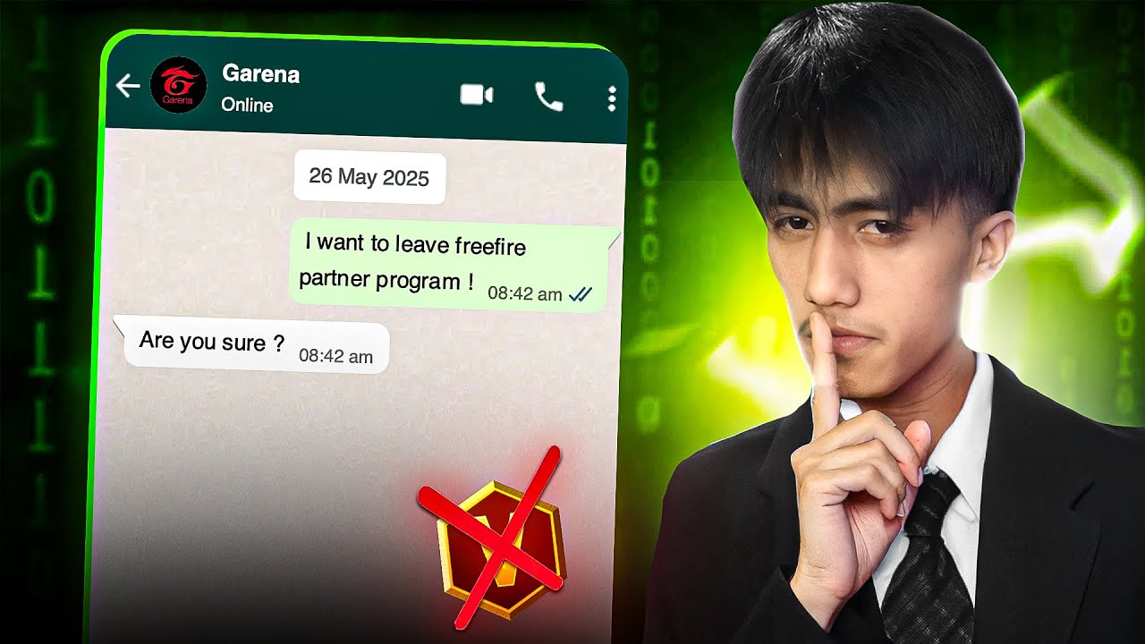 Goodbye, I’m Leaving Freefire Partner Program..🙏🏼