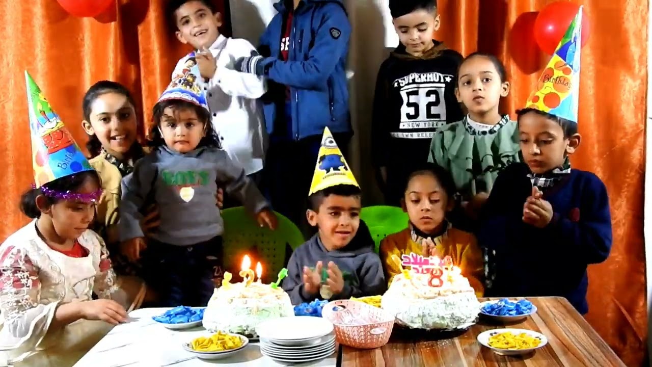 ذكرى عيد ميلاد كرار حسين محمد مع مصطفى حسين محمد