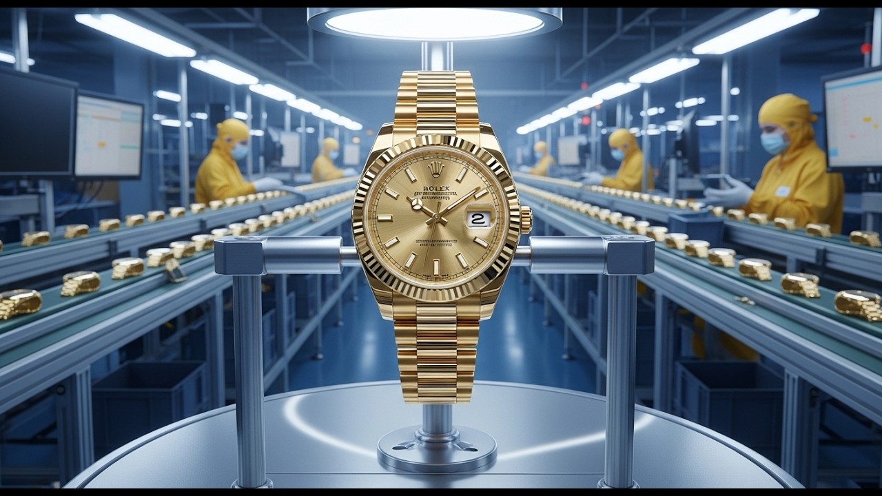 Inside the Rolex Gold Foundry – (Full Process) How $50K Watches Are Made