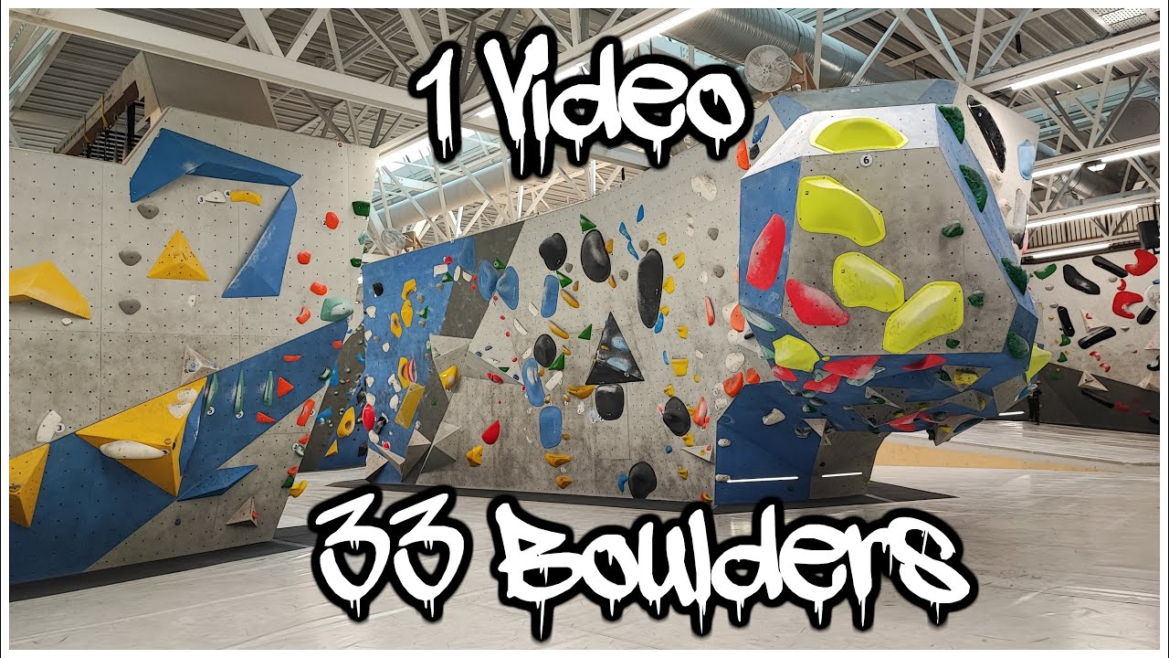 33 Boulders in 1 Video