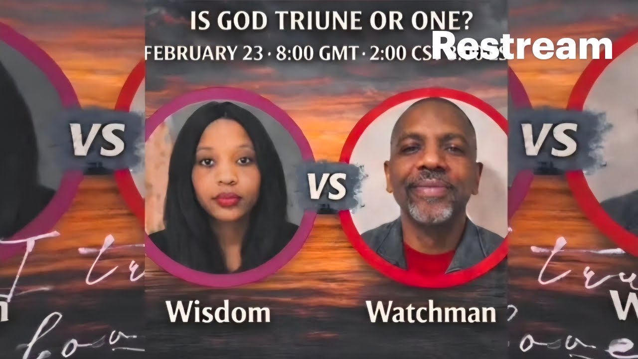 Debate: Is God Triune or One? (Debate starts at 18:13:00)